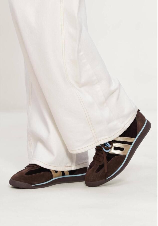 BACK70 Lage Sneakers Dames Rocket Suède Bruin - Foto 10