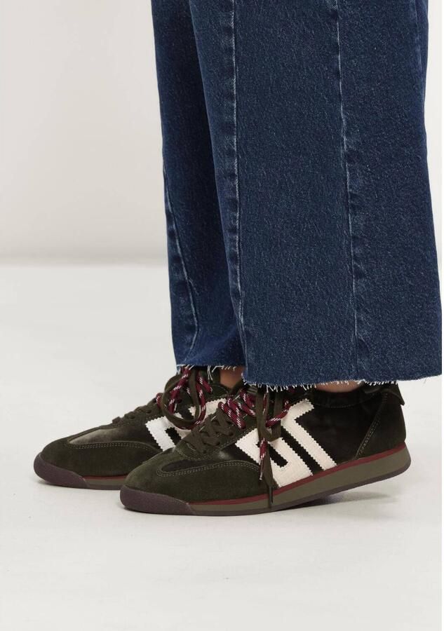 BACK70 Lage Sneakers Dames Rocket Suède Groen - Foto 6