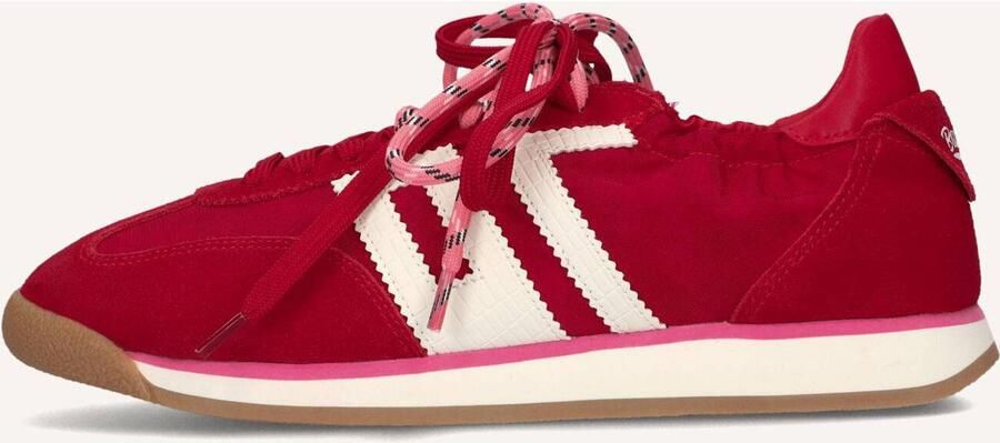 BACK70 Lage Sneakers Dames Rocket Textiel Rood - Foto 6
