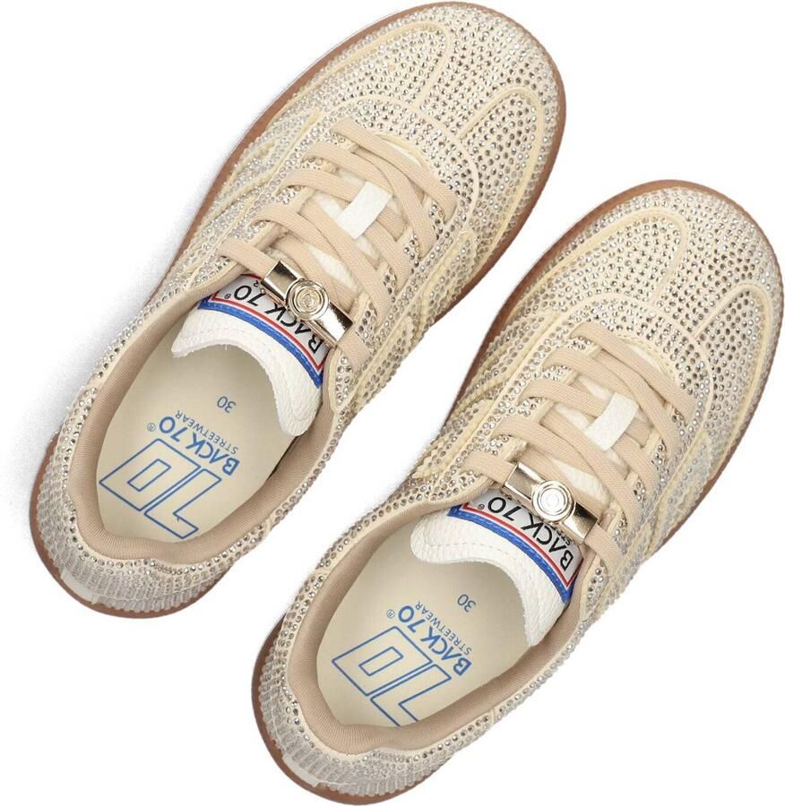 Back70 Meisjes Lage sneakers Sirio Beige Textiel - Foto 2
