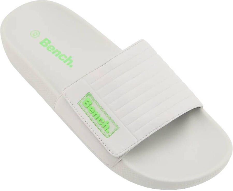 Bench badslippers lichtgrijs groen - Foto 2