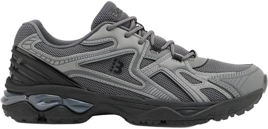 Bench imitatieleren sneakers grijs