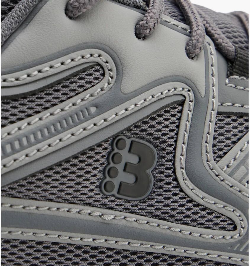 Bench imitatieleren sneakers grijs - Foto 2
