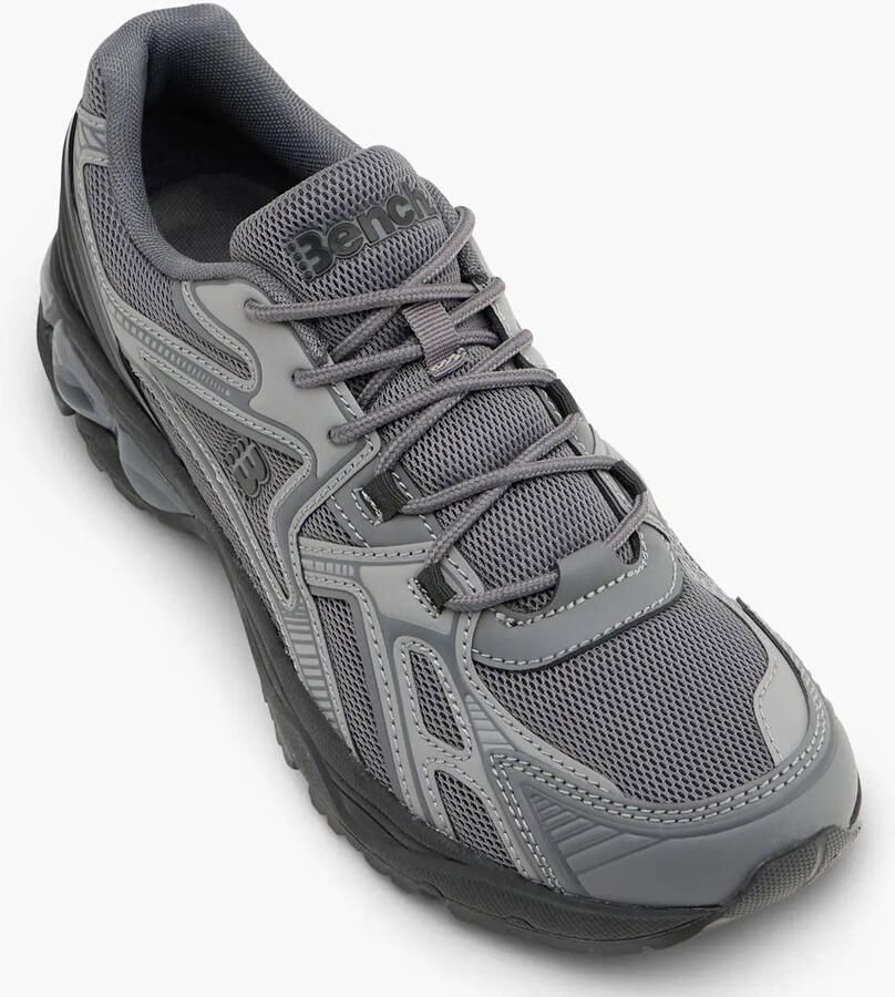 Bench imitatieleren sneakers grijs - Foto 3