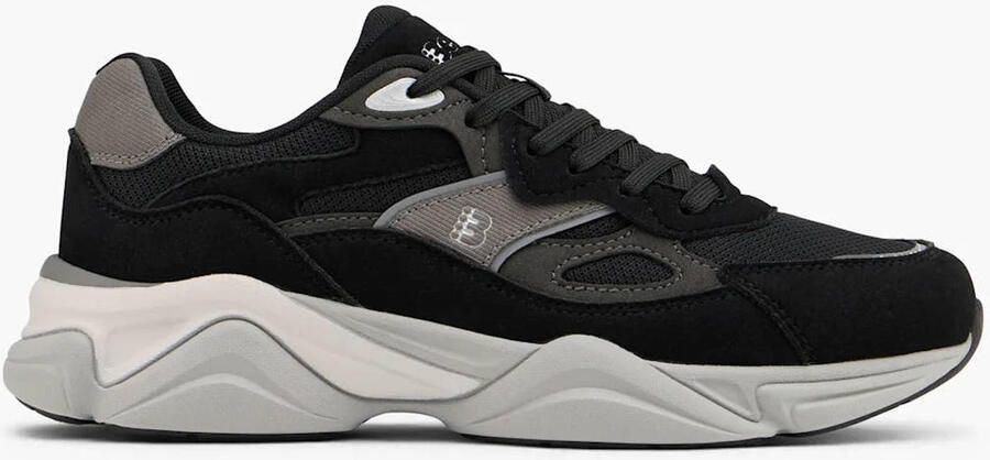 Bench imitatieleren sneakers zwart
