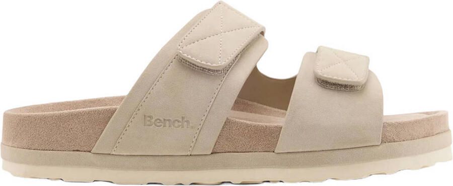 Bench suèdelook slippers taupe