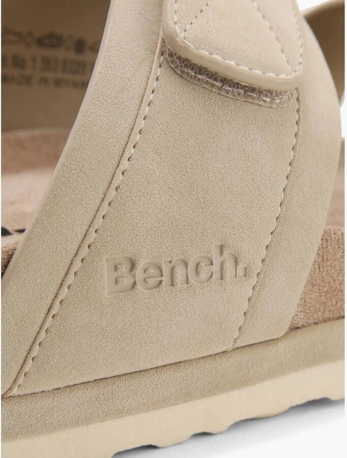 Bench suèdelook slippers taupe - Foto 3