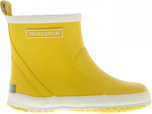 Bergstein Chelseaboot lage regenlaarzen geel kids