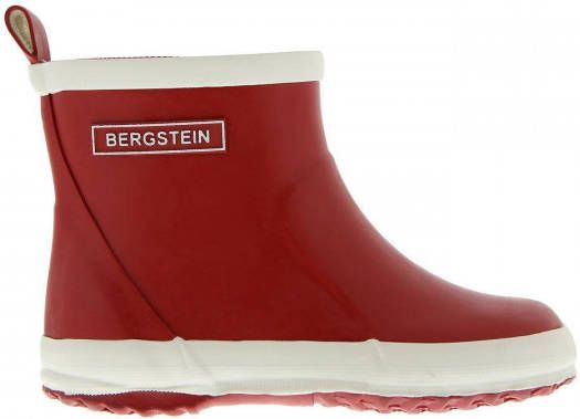 Bergstein Chelseaboot lage regenlaarzen rood kids