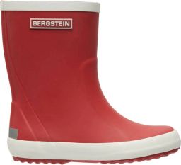 Bergstein regenlaarzen Rood wit Rubber Effen 23