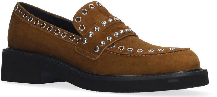 Bibi Lou Cuero suède loafers cognac - Foto 3