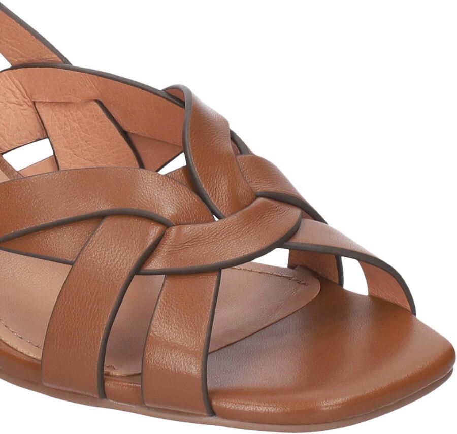 Bibi Lou Nolia leren sandalettes cognac - Foto 2