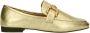 Bibi Lou Gouden Loafers met Kettingdetail Yellow Dames - Thumbnail 2
