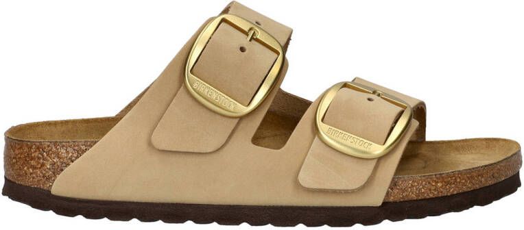 Birkenstock Arizona Big Buckle nubuck sneakers beige