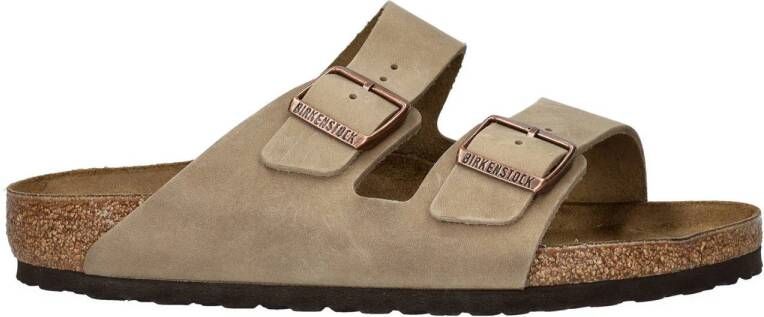 Birkenstock Arizona BS nubuck slippers taupe