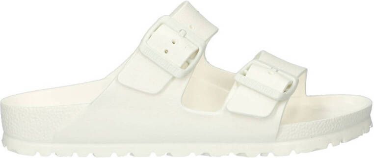 Birkenstock Witte Rubberen Slipper Dubbele Gespsluiting White - Foto 2