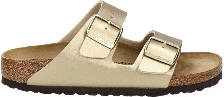 Birkenstock Arizona slippers goud