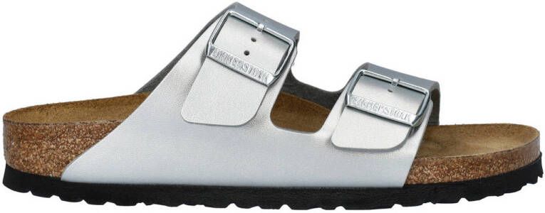 Birkenstock Arizona slippers zilver
