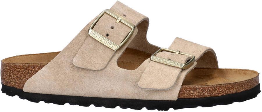 Birkenstock Arizona suède slippers beige - Foto 3