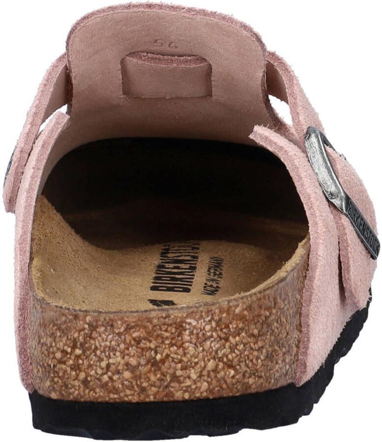 Birkenstock Boston suède clogs roze - Foto 2