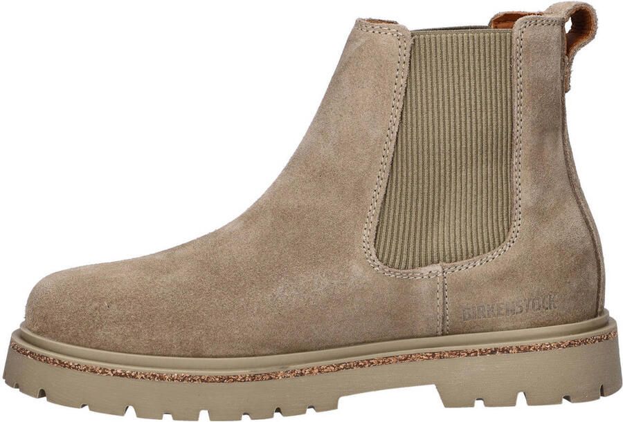 Birkenstock Highwood Slip suède chelsea boots taupe