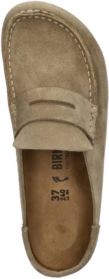 Birkenstock Naples Wrapped suède clogs taupe - Foto 3