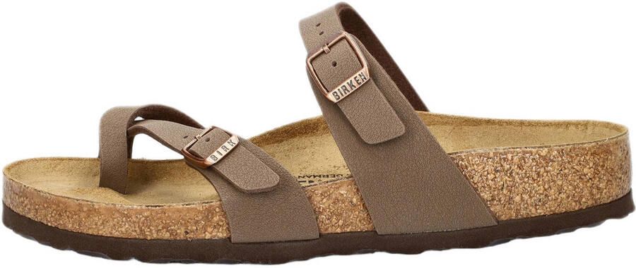 Birkenstock slippers bruin - Foto 3