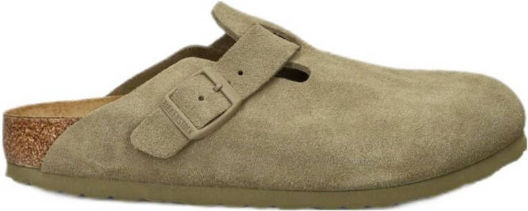 Birkenstock Boston Suede clog instapschoenen