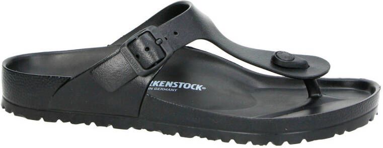 Birkenstock Eva Gizeh teenslippers zwart