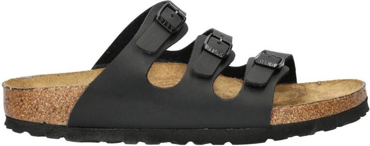 Birkenstock Florida slippers zwart