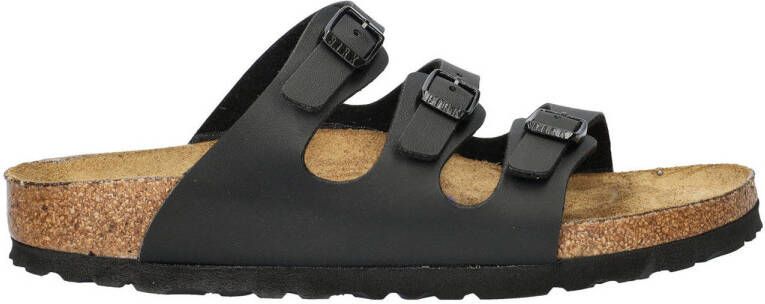 Birkenstock Florida slippers zwart