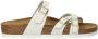 Birkenstock Franca nubuck slippers wit - Thumbnail 1