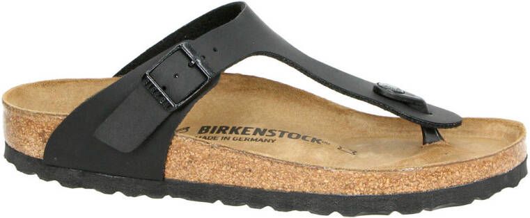 Birkenstock Gizeh slippers zwart