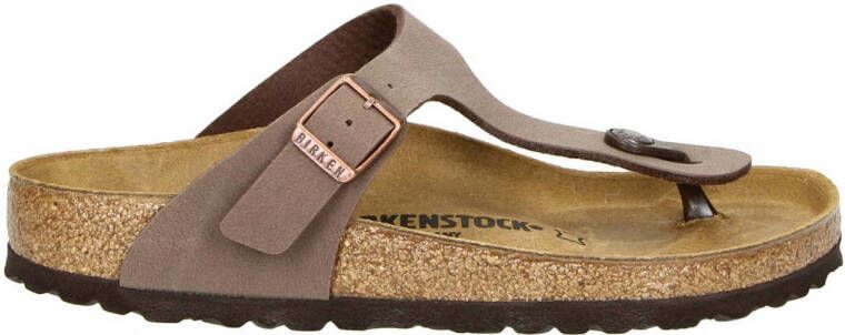 Birkenstock Gizeh teenslippers bruin