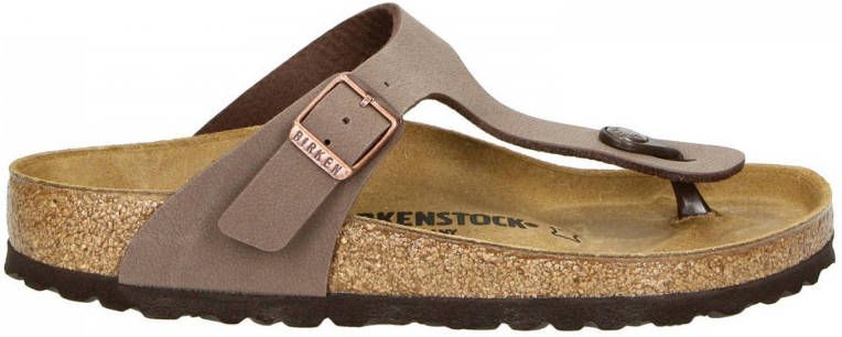 Birkenstock Gizeh teenslippers bruin