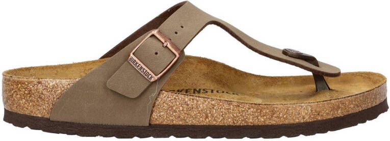 Birkenstock Gizeh teenslippers bruin