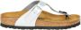Birkenstock Gizeh teenslippers zilver - Thumbnail 1