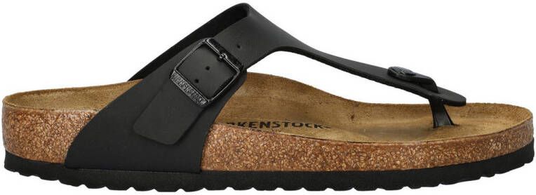 Birkenstock Gizeh teenslippers zwart