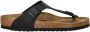 BIRKENSTOCK Teenslippers Gizeh Maat: 39 Materiaal: Leatherlook Kleur: Zwart - Thumbnail 2