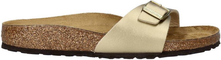 Birkenstock Madrid Gold slippers goud