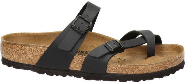 Birkenstock Mayari teenslippers zwart