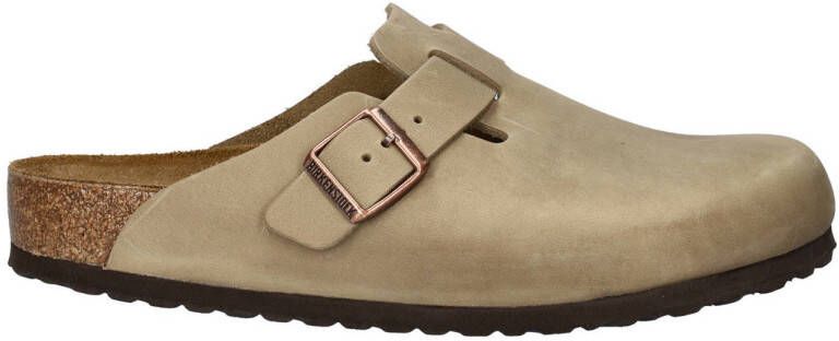 Birkenstock Boston BS Unisex slof bruin