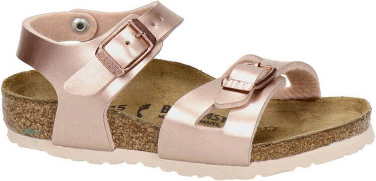 Birkenstock Rio sandalen roségoud