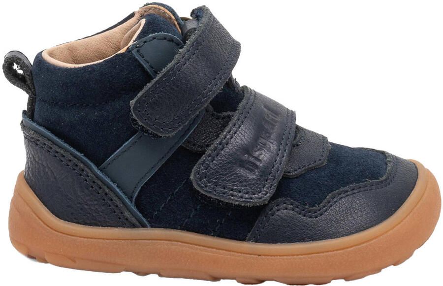 Bisgaard Barefoot leren sneakers donkerblauw