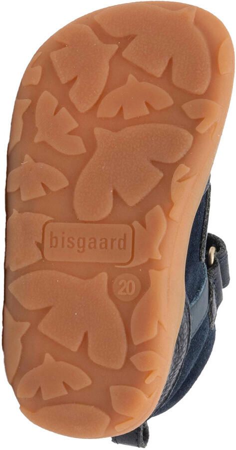 Bisgaard Barefoot leren sneakers donkerblauw - Foto 3