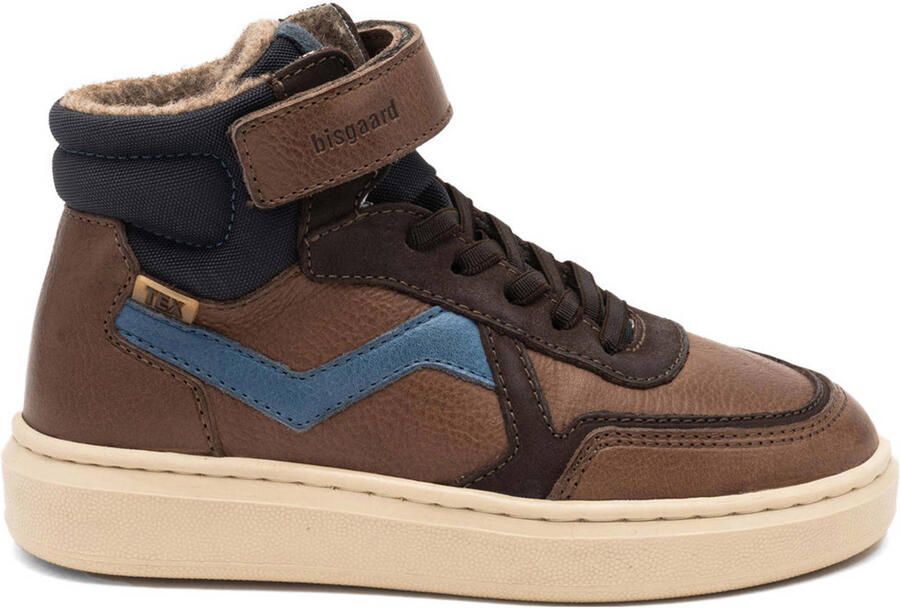 Bisgaard gevoerde leren sneakers bruin