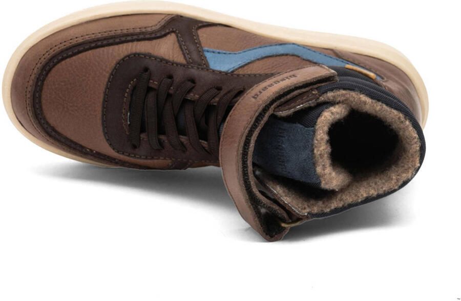 Bisgaard gevoerde leren sneakers bruin - Foto 3