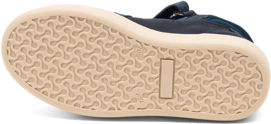 Bisgaard gevoerde leren sneakers donkerblauw - Foto 3