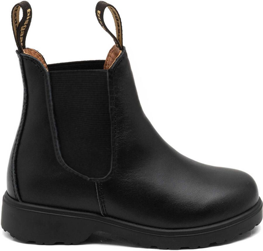 Bisgaard Kim leren chelsea boots zwart