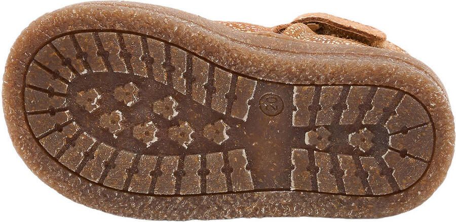 Bisgaard leren enkelboots met print cognac - Foto 3